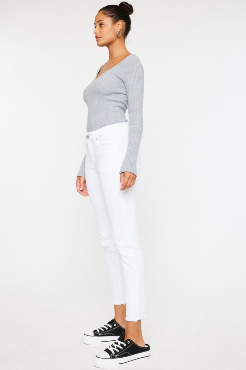 Kancan Mid Rise Ankle Skinny Jeans - Bottoms Sale
